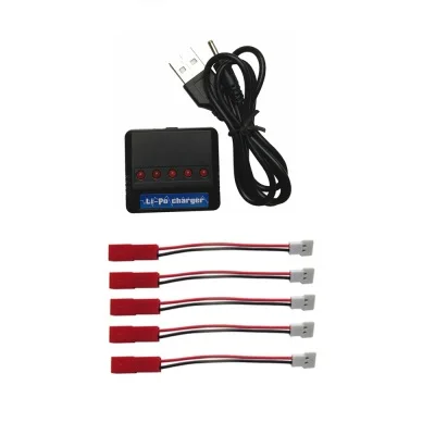 3,7 V 600mAh аккумулятор и зарядное устройство для JY018 GW018 Eachine wifi Квадрокоптер rc Дрон запасные части для jy 018 аккумуляторная батарея - Цвет: Белый