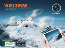Transporte livre RC zangão 396 W WiFi FPV transmissão de imagem em tempo Real-imagem viedio controle remoto quadcopter 6 eixos modelo de helicóptero