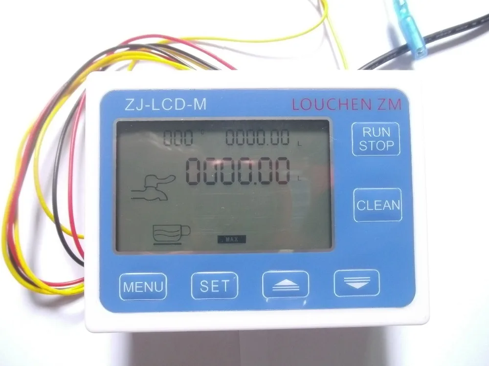 Flow Sensor NEW 3/4" Water Flow Control LCD Meter 