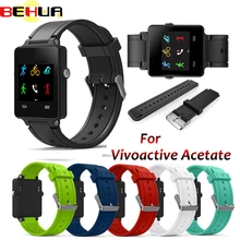 REPUESTO nuevo, pulsera de silicona, Correa de Reloj para Garmin Vivoactive Acetate, Reloj deportivo, Correa Reloj