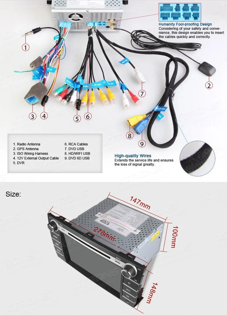 Best 8" 2Din Car DVD GPS Navigation Radio Tape Recorder for Suzuki Swift 2009 with Dynamic Interface/DVR 10