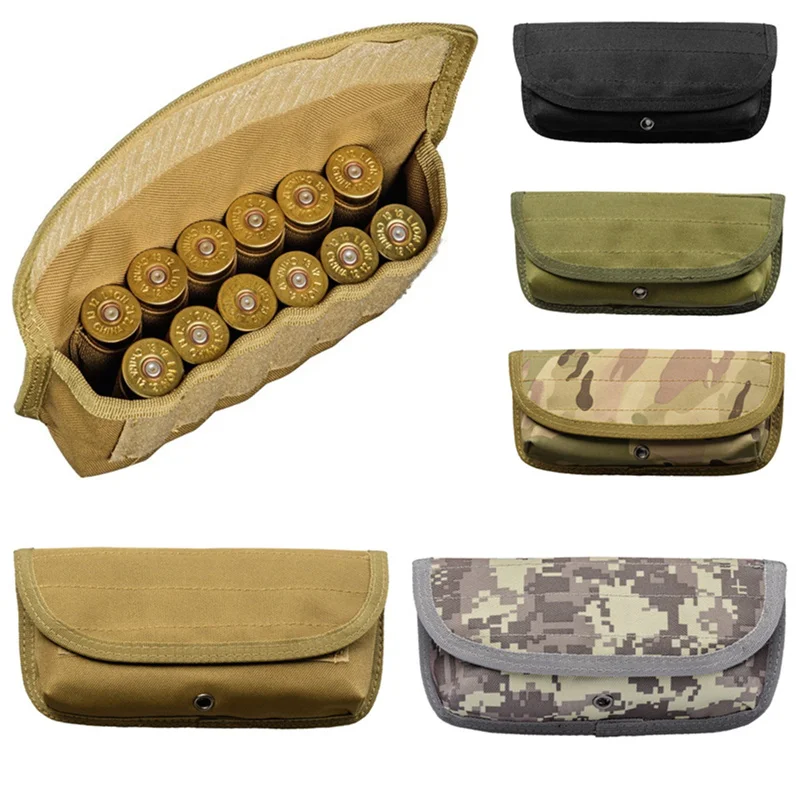 

CQC Airsoft Tactical 12 Round 12 Gauge Shotshell Molle Mag Pouch Bullet Shell Holder Military Hunting 12GA Ammo Cartridge Bags