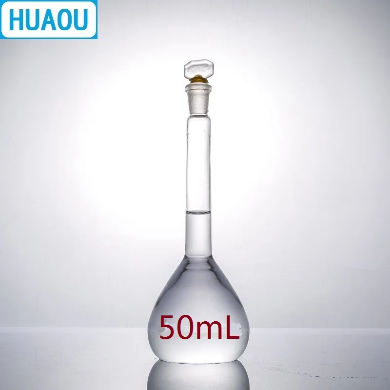 Объемная фляжка HUAOU 50 мл нейтральное стекло класса А с одним выпускным знаком и