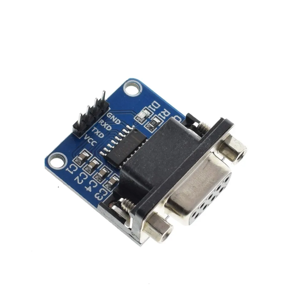 

Thinary Electronic TZT 1pcs/lot DB9 Connector MAX232 MAX3232 RS232 to TTL Serial Port Converter Module