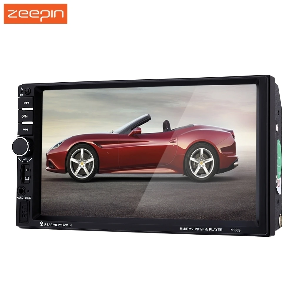 

7 inch 2 din Car Radio Player 7060B 2din Car Video Player 1080P with Rear view Camera Car MP5 Player Support Steering-wheel