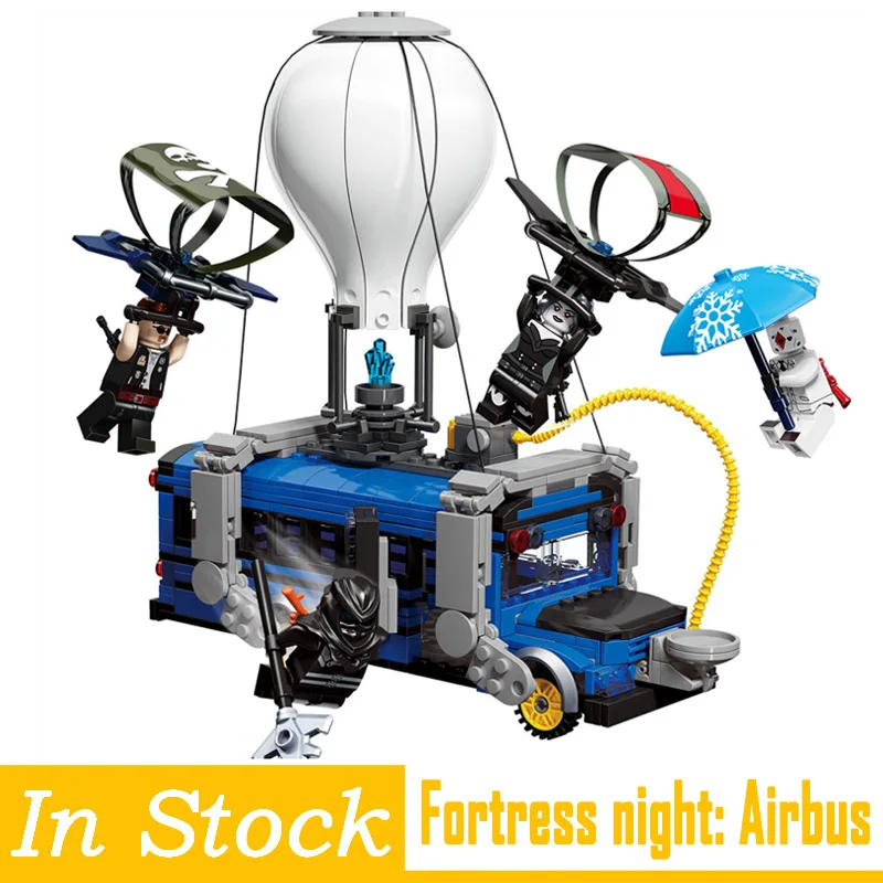 

Legoing Fortress Night Airbus Model Building mini Blocks bricks Dolls Compatible with Legoing Children Gifts Toys