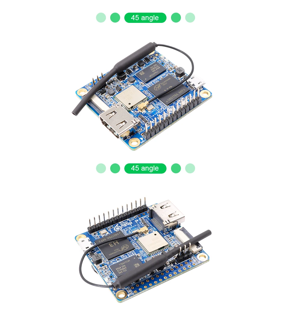 Оранжевый Pi Zero Plus 2 H3 набор 4: OPI Zero Plus 2 H3+ защитный чехол+ плата расширения, макетная плата за пределами Raspberry