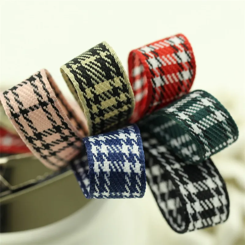 5meter/lot  new 12mm lattice polyester ribbon apparel handmade diy hair accessories material dentelle ruban T-044