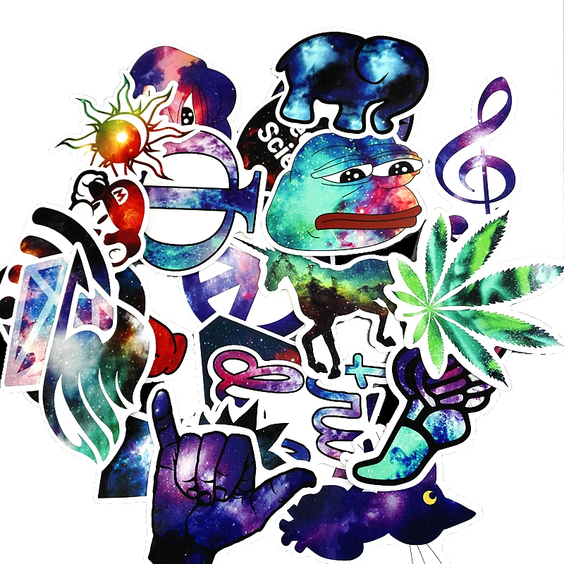 TD-ZW-28Pcs-Lot-Galaxy-Color-Waterproof-Sticker-For-Car-Laptop-Trunk-Skateboard-Guitar-Bicycle-Decal (4)