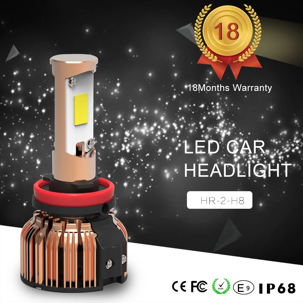 

Hot selling high lumen KSEGA 35w 6000k  h8 led headlight bulb replace your old halogen lamp