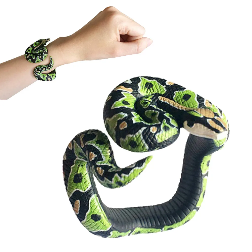 Simulation Resin Animal Snake Bracelet Handmade Painted Wristband Gift Ideas F703 | Украшения и аксессуары