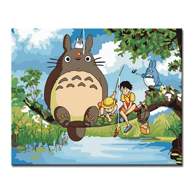 Oil-Painting-By-Numbers-DIY-Coloring-My-Neighbor-Totoro-Pictures-On-Canvas-For-Living-Room-Wall.jpg_640x640