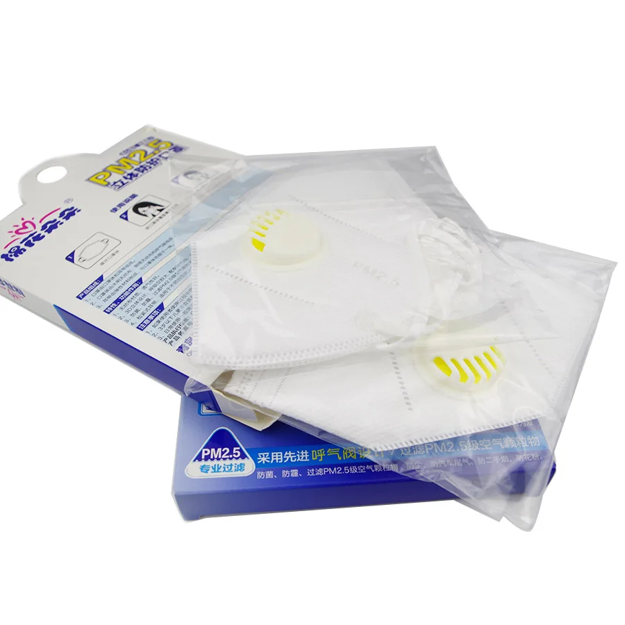 

Anti-fog haze face mask Three-dimensional protective masks Exhalation valve control bacterial filtration Breathing comfortable