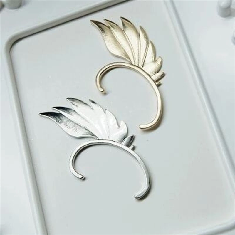 Punk Style Fairy Chain Ear Cuff Wings Earrings Clip For Man Woman Jewelry Valentine's Day/Birthday/Christmas Gifts 1 pcs,ear clip earrings,clip earrings,ear clip,ear accessories