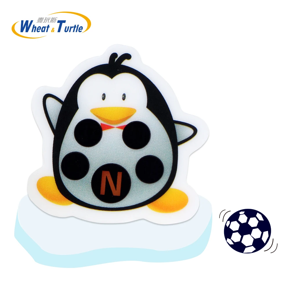 

4Pcs Penguin Cartoon Sticker Forehead Thermometers For Baby Lcd Digital Fever Monitor Thermometer kids Health Care Thermometer