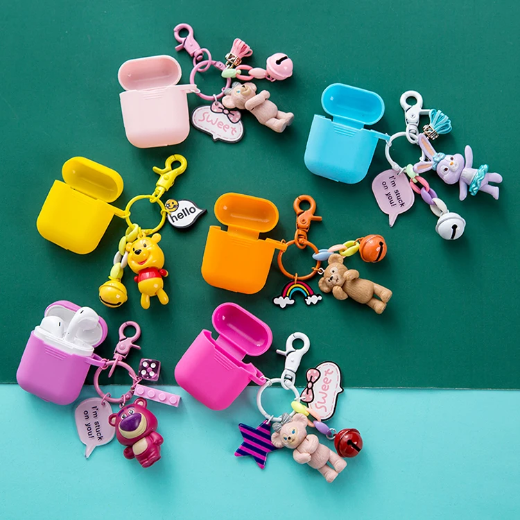 

Cartoon Silicone Bluetooth Wireless Earphone Case For AirPods Protective Cover Skin Accessories for Apple Airpods Charging Box