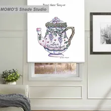 MOMO термоизолированная Затемняющая ткань на заказ окрашивание окна шторы роликовые шторы-жалюзи, PRB set587-592