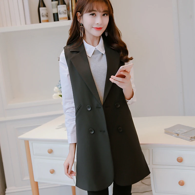 2018 spring and summer new Korean version, sleeveless vest, lady's vest