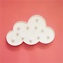 3D Cloud LED Night Light Warm White Table Lamp Marquee LED light Nice Gifts for Children Room Decorations
