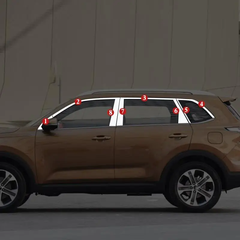 

Car Automovil Modified Body Window Exterior Fashion Protecter Accessories Decoration 11 12 13 14 15 16 17 18 19 FOR Kia Sportage