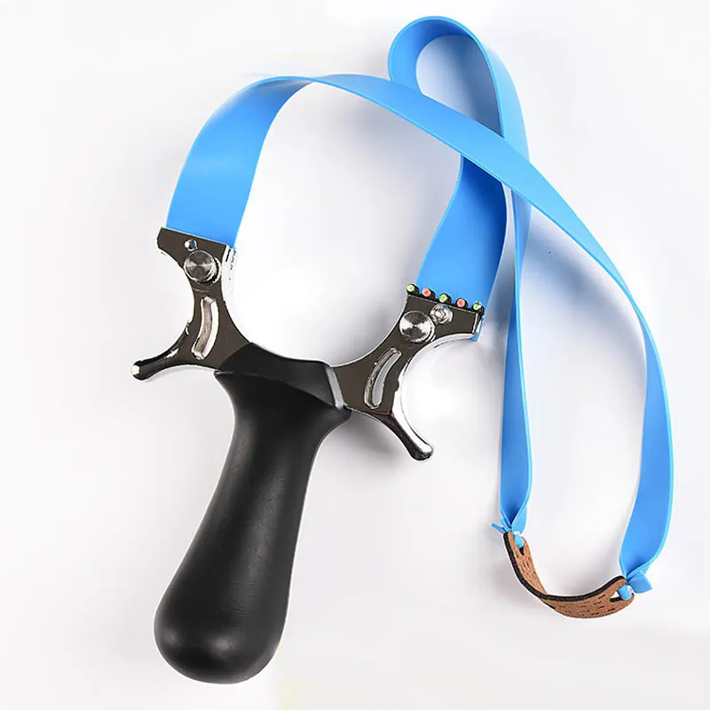 Popular Powerful Sling Shot Aluminium Alloy +Resin Slingshot Bow