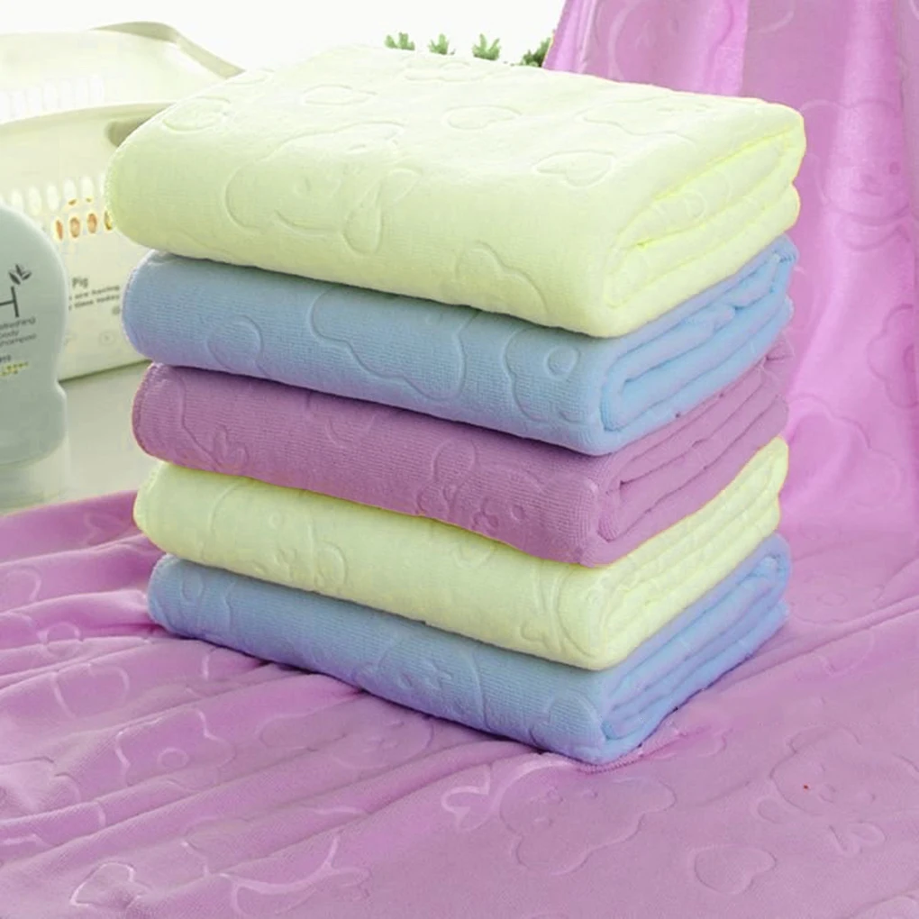 70*140 см детские полотенца очень мягкий детский Уход полотенце хорошо впитывает купания Полотенца детское махровое полотенце новорожденных