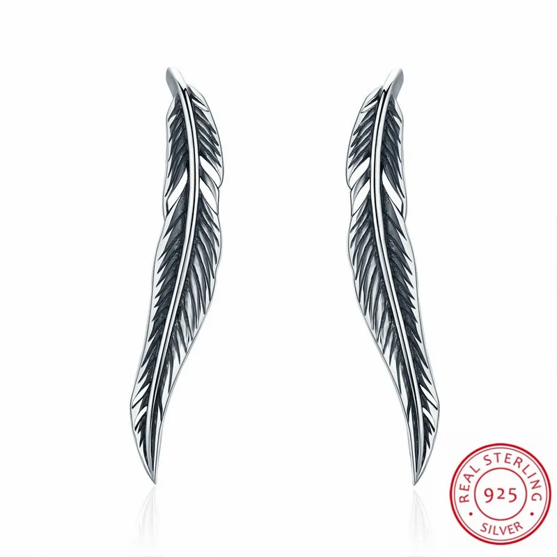 

New Silver Fashion Vintage Wings Earrings Jewelry 925 Sterling Silver Earrings Women Earrings Wholesale Women's Jewelry Gift
