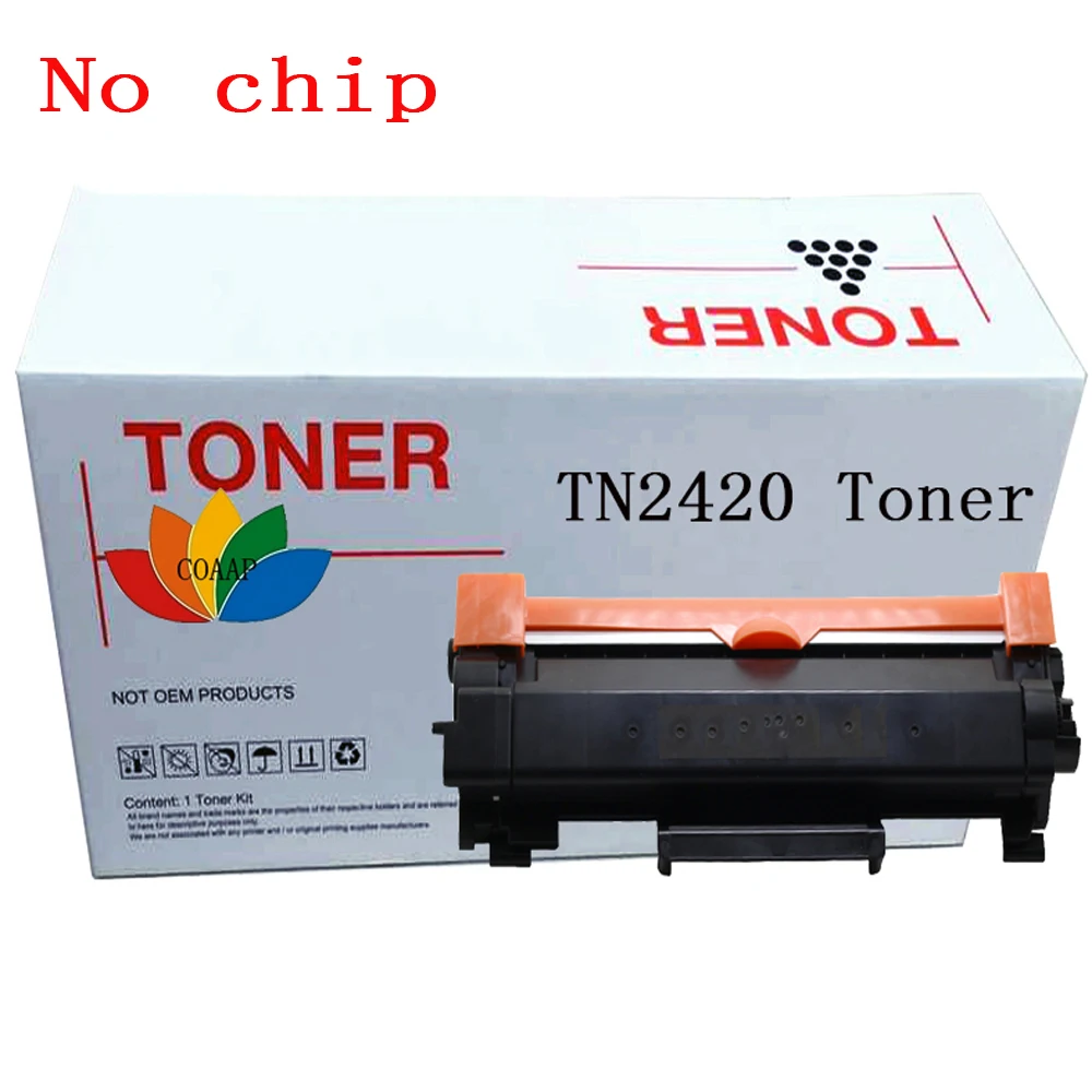 Compatible TN-2420 Toner Cartridge (No chip) for Brother MFC-L2710DN  L2710DW L2730DW L2750DW, DCP-L2550DN L2510D L2530DW L2537DW _ - AliExpress  Mobile
