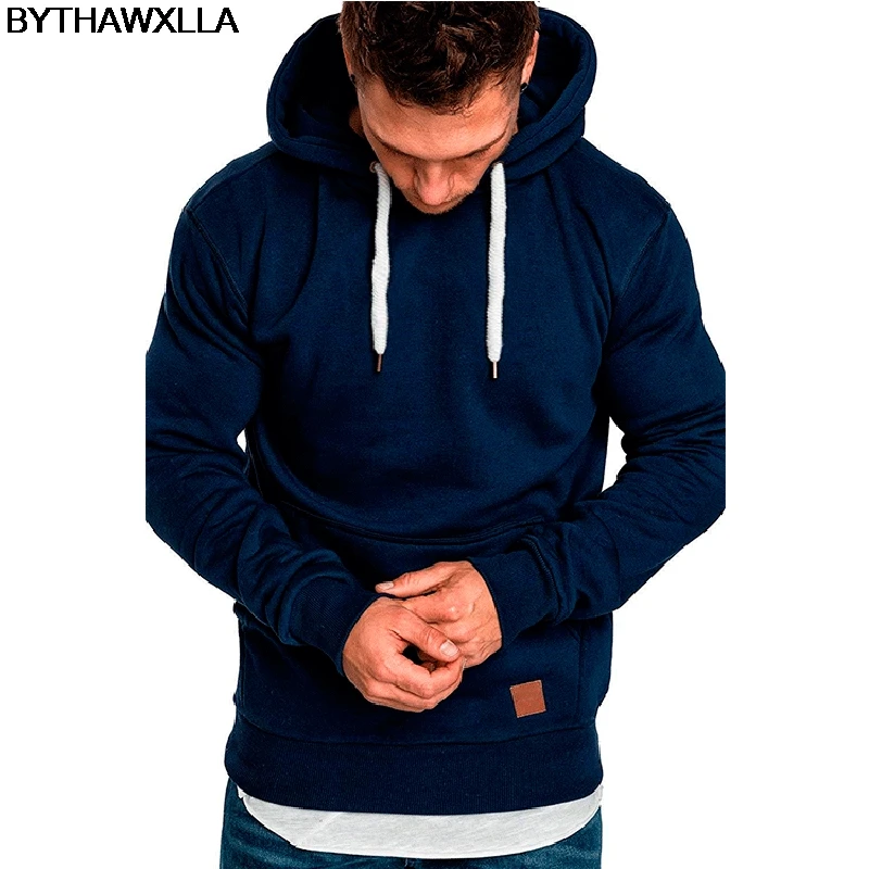 

BYTHAWXLLA Men's Sweatshirts Long Sleeve Autumn Winter Casual Top Blouse Sweatshirt Hoodies Men's Clothing plus size S-5XL