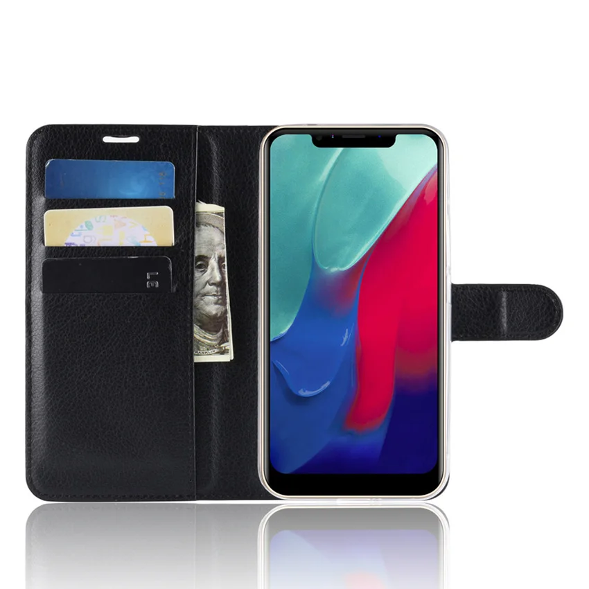 Для Leagoo M11 6 18 &quotЧехол Бизнес Стиль класса люкс из искусственной кожи чехол книжка