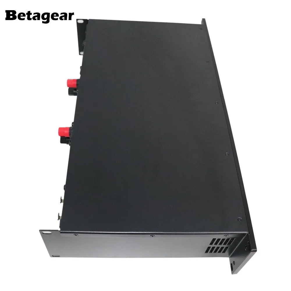 Betagear AMP1500 Pro сценический усилитель мощности 1500 Вт+ 1500 Вт усилитель мощности 2300 Вт* 2@ 4 Ом сабвуферный усилитель переключатель мощности аудио