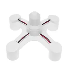 E27 к E27 База гнездо сплиттер светодиодный свет лампы адаптер Держатель База гнездо адаптера патрон лампы База свет аксессуары