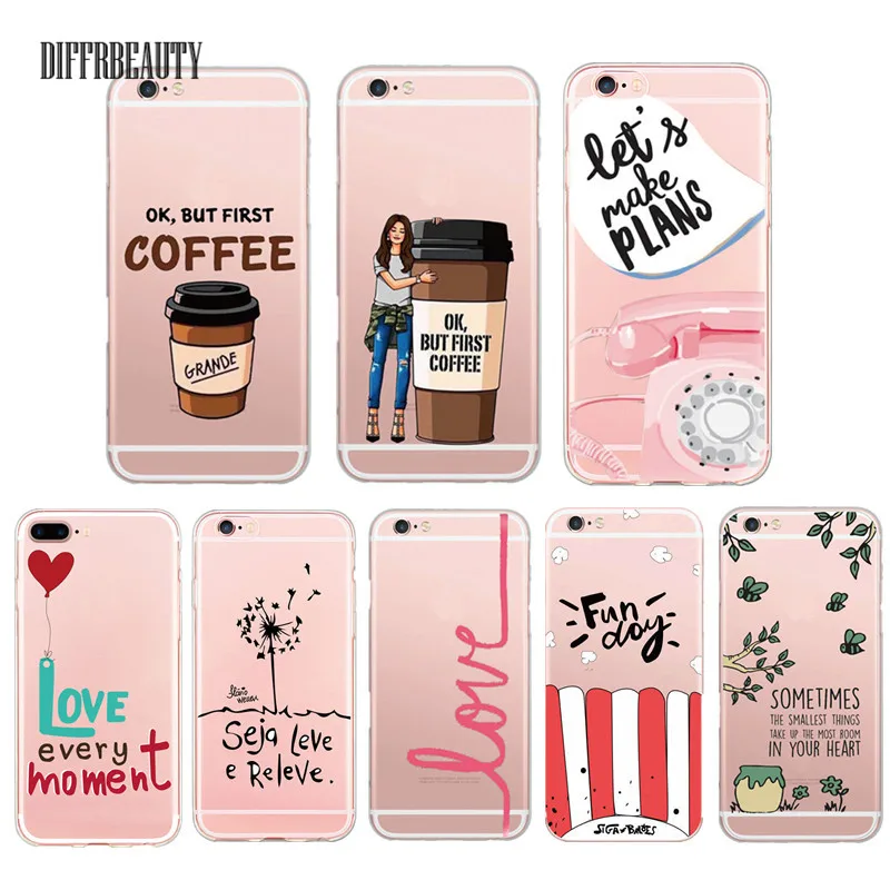 Luxury Brand Bove Sweety Words Coffee Love Amor Soft Clear