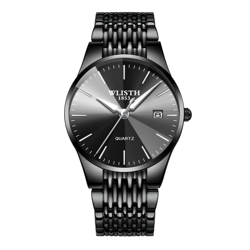 

Men's Watches Top Brand Luxury Ultra-thin Watch Men Clock Stainless Steel Date Fashion Business Men's Watch erkek kol saati
