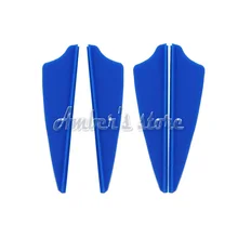 100 шт " щит пластиковая синяя стрела ТПУ Флетчинг лопасть стрельба из лука лук для охоты