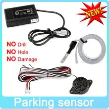Hot Car Electromagnetic Parking Sensor No HolesEasy install Parking Radar Bumper Guard Backup Reversing Parking System