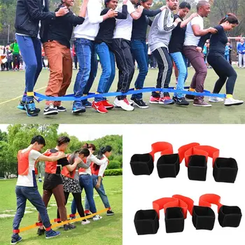 

4 Leggsed Race Bands Outdoor Game for Kids Adults Birthday Team Party Games