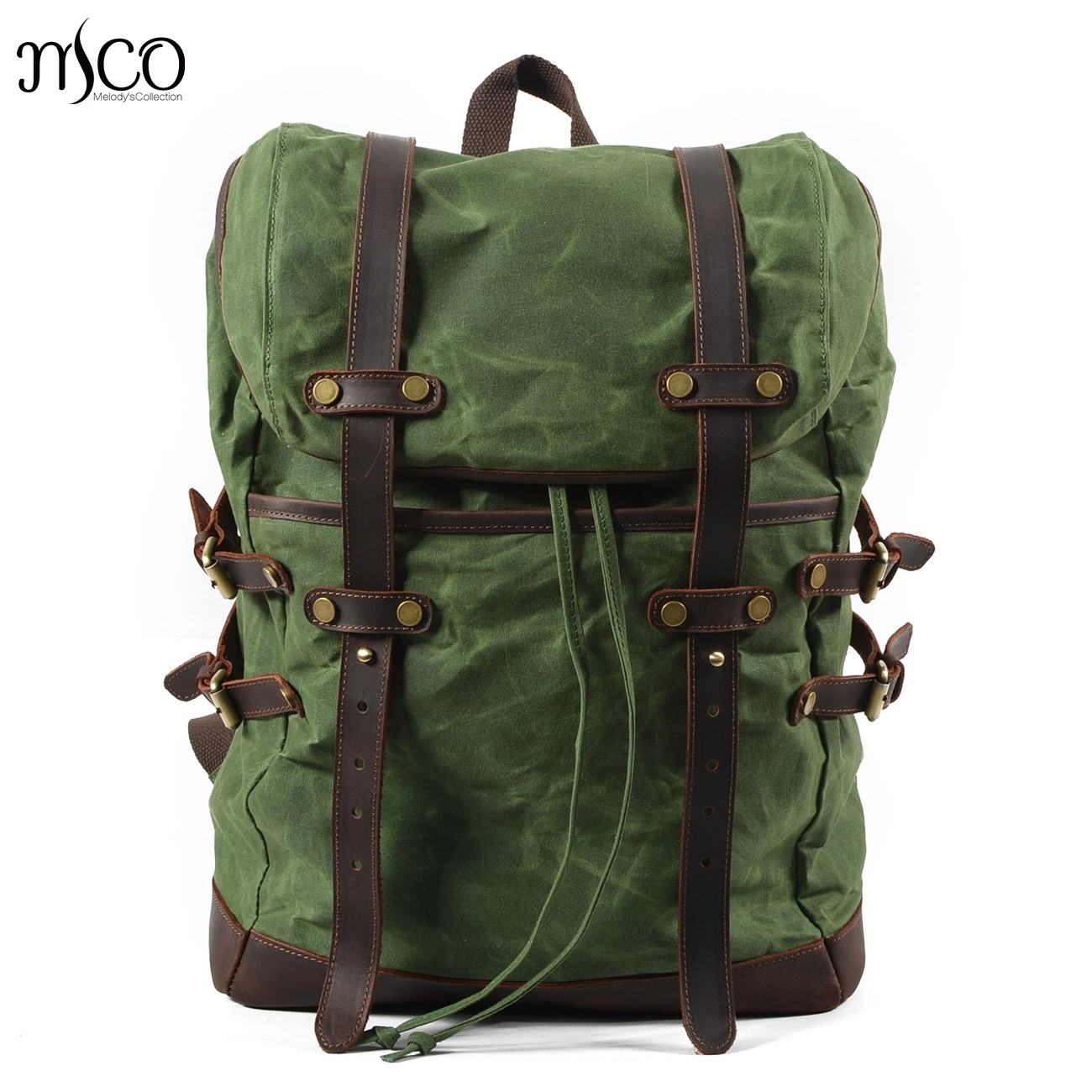 À Sacs Sac Ciré Cuir Vintage Dos Hommes École En Toile xrdeCoB
