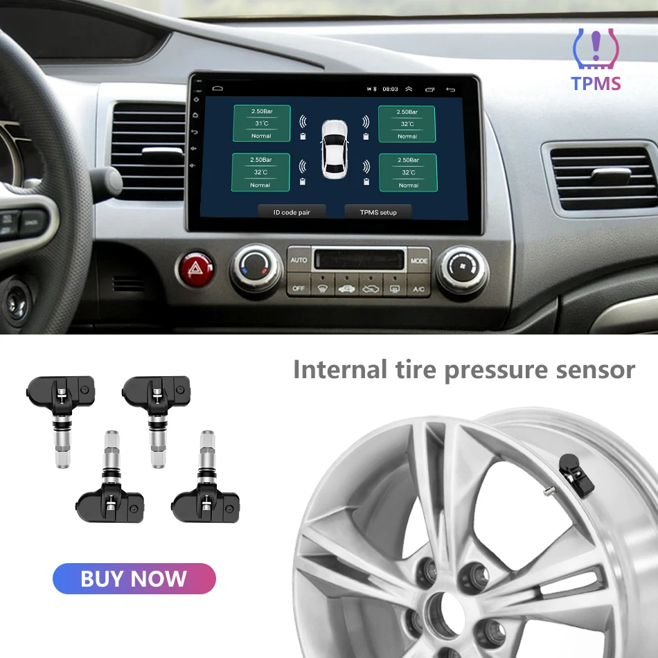 Perfect Vtopek 10" Car Radio for Honda Civic 2005-11 Frame Touch Screen 4G Network WIFI Dedicated connector Rear View Camera Bluetooth 14