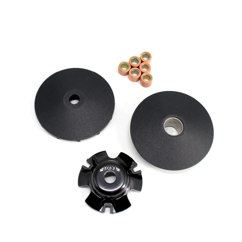 

Variator set for GY6 125 150 157QMB 157QMJ 152QMI LF150T LIBERTY racing clutch kit teflon coating good acceleration fast start