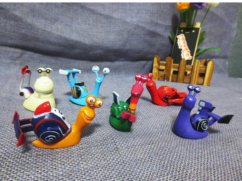 Buy PVC Turbo Snail 6 pcs Set Action Toy Figures