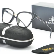 Женские сексуальные очки «кошачий глаз» оправы для женщин mincl/брендовые дизайнерские оптические очки модные очки с коробкой FML