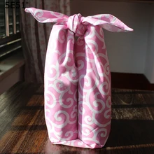 Японский стиль бирка для багажа платок фурошики хлопок /напечатанный 78 см/много польз