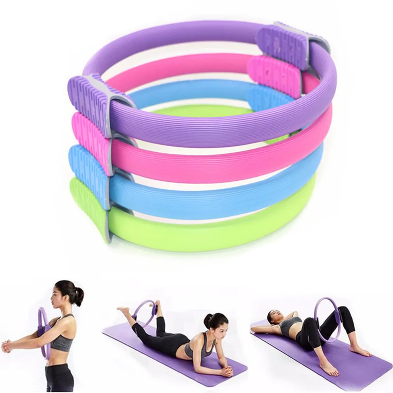 

38cm Yoga Pilates Magic Rings Body Building Training Yoga Circle Workout Fitness Exercise Ring