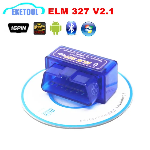 Special Offers OBD2 Auto Code Reader ELM327 V2.1 Bluetooth Car Diagnostic Scanner Works Multi-Brand Cars ELM 327 Wireless Android Torque