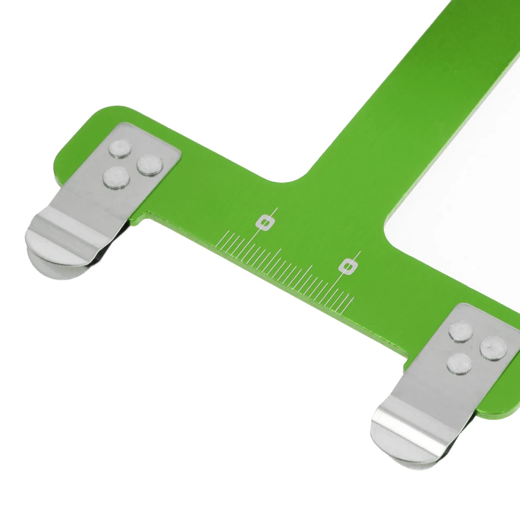 Outdoor Pro Archery Aluminum Alloy Ruler T Shaped Bow Square Tool for Recurve Compound Bows Longbow Tuning Nocking Point
