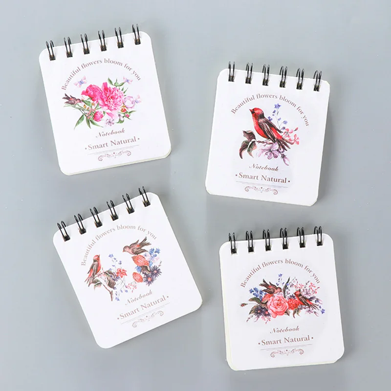Мини цветок животных катушки блокнот Kawaii расписание ежемесячные наклейки для дневника записная книжка pad канцтовары офисный школьный принадлежности