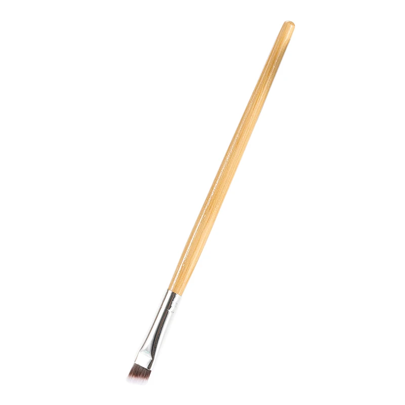 

ELECOOL 1pc Bamboo Eyesbrow Makeup Brushes Angled Eyeliner Eyeshadow Brush Face Foundation Eyelash Brushes Cosmetic Make up Tool