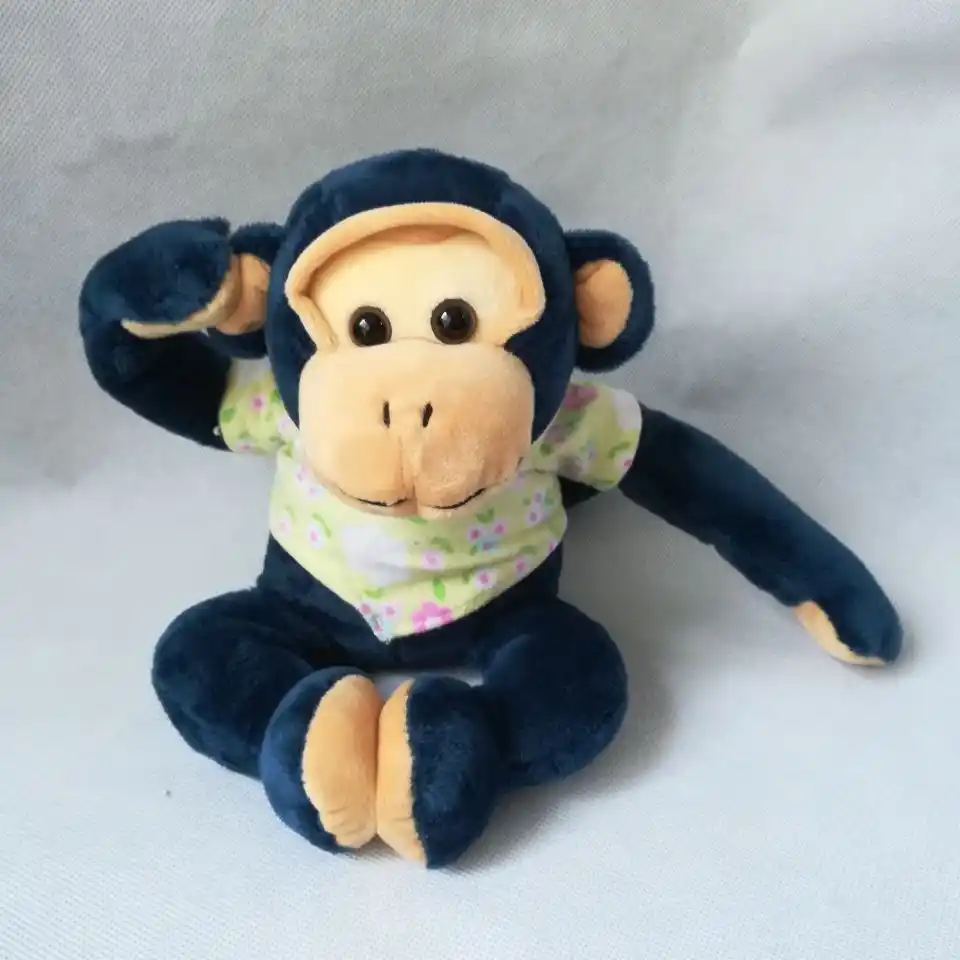 blue monkey soft toy