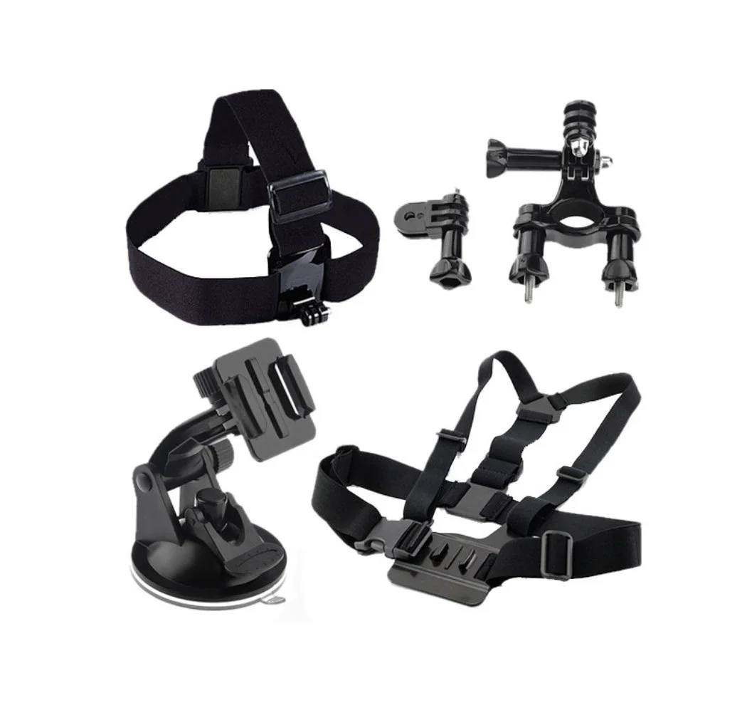 4 In 1 Head Chest Strap Handlebar Mount Accessories Set for GoPro Cameraaccessories sethead